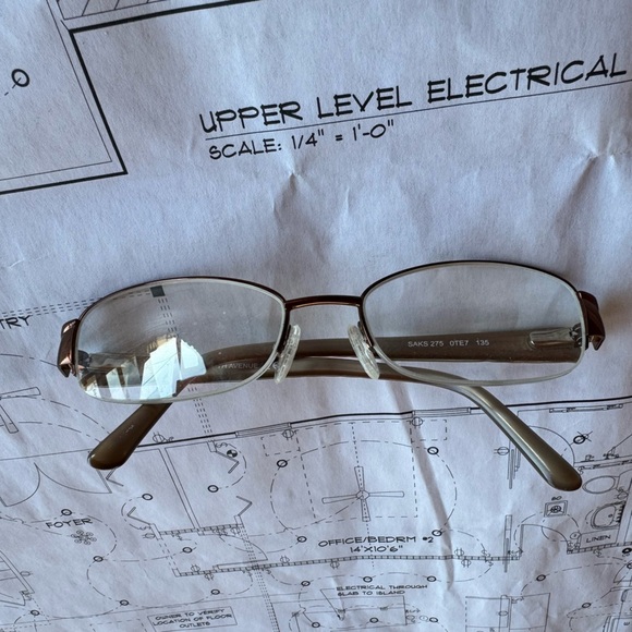 Saks‎ Fifth Avenue Eye Frames 275 OTE7 135 - Picture 5 of 9